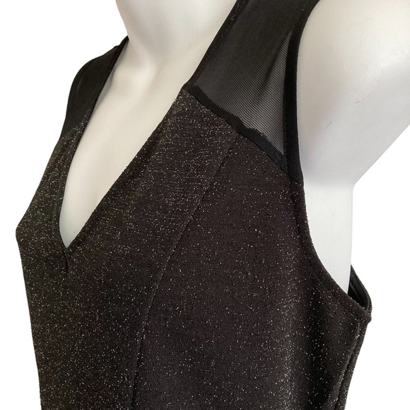 Sparkle & Mesh Peplum Blouse - Picture 4 of 9